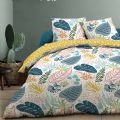 Bedset and quiltcoverset « BANTAM » coverlet, floor cloth, kitchen towel, ovenglove, Textilelinen, curtain, bedding, Summer- and beachproducts